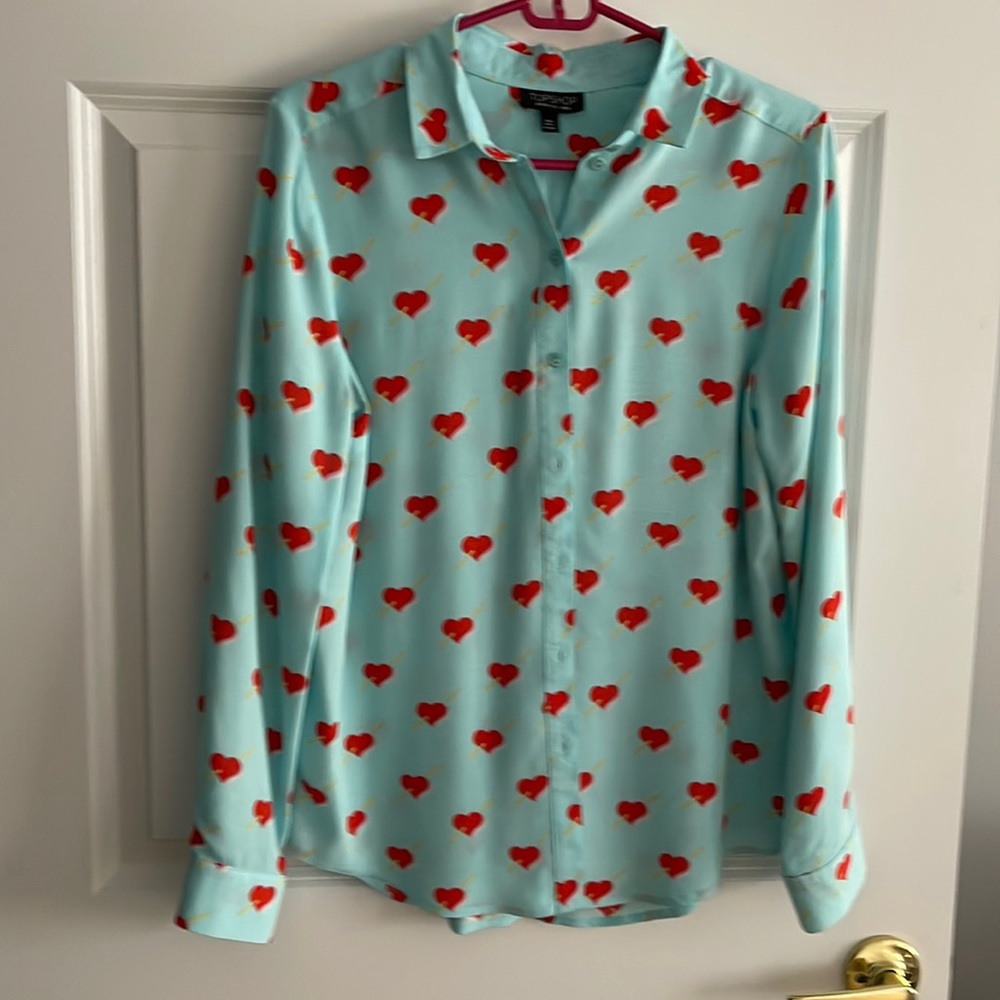 Topshop button down shirt size 4